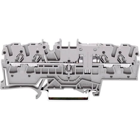 WAGO 2002-1801 Morsetto passante 5.20 mm A molla Attribuzione: L Grigio 1 pz.