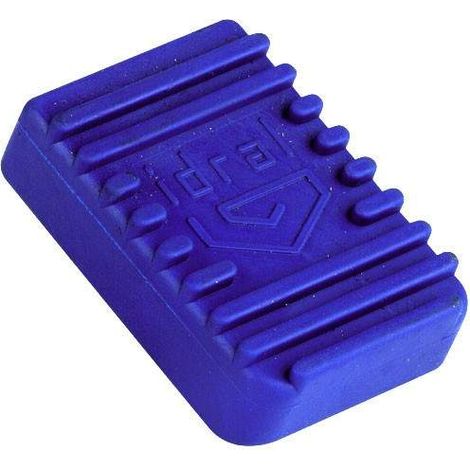 Ricambio copripedale in gomma blu, rosso e nero Idral 02096/CR-02096/CB-02096/CN  Blu (1/2)