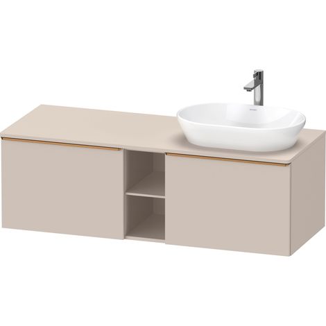 Duravit D-Neo Meuble sous-lavabo en console suspendu (découpe à