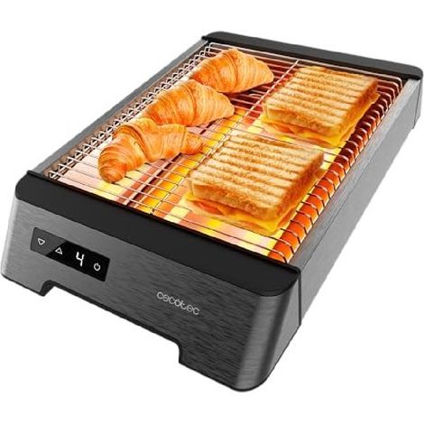 Horizontaler Flachtoaster mit drei Heizelementen mit 1000 W für alle Arten von Brot oder Gebäck und Touch Control. (1/5)