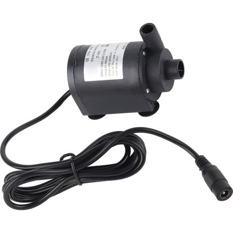 Pump of circulation water warm 24 V CC 1000 L/h, engine solar without brushes, height of backflow of 7 m (1/5)