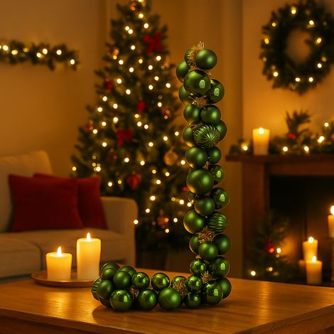 EDG Enzo De Gasperi Festone Natale Pallemix X100 L 150 Cm Green (1/4)