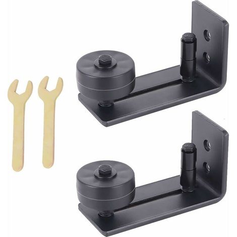 Guide de Plancher Guide de Plancher de Porte de Grange Guide de Plancher 8 en 1 Multifunctional Guide au sol pour porte coulissante Pour Porte en Bois Coulissante de Porte de Grange Verre Porte Derrui (1/5)