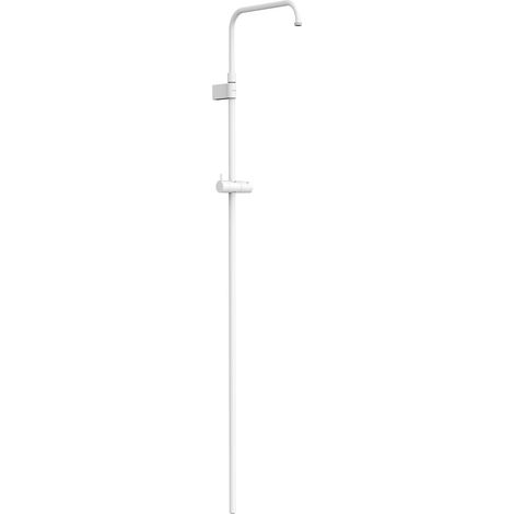 TRES 03464501BM OVER-WALL Barra de Ducha Telescópica Adaptable a Grifo Termostático Mural con Conexión Compatible Blanco Mate - ref: 03464501BM