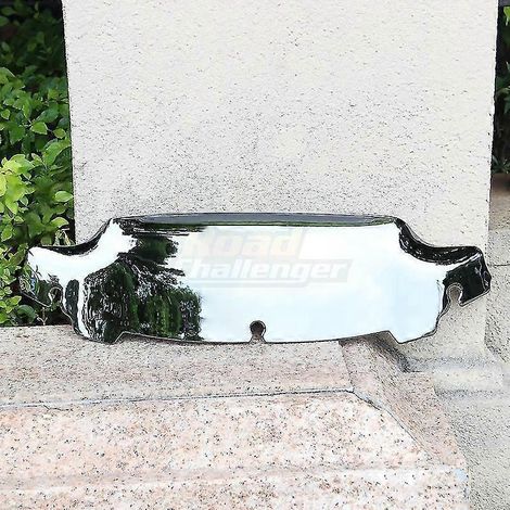Pare-brise chromé 5 pouces (12,9 cm) pour moto Harley Touring Street Electra Glide Ultra Limited FLHX 2014-2020 (1/5)