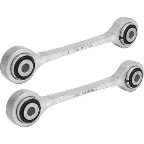 biellettes de barre stabilisatrice gauche et droite en aluminium argenté haute résistance 7L0411317 pour Q7 2007-2015 (1/5)