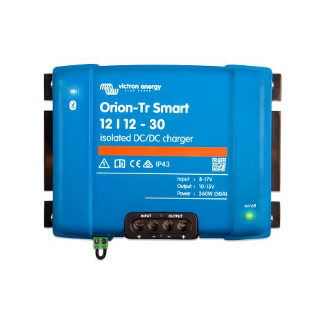 Chargeur Orion-Tr Smart 360W – Algorithme de charge 3 étapes – Protection IP43 – Compatible alternateurs intelligents – Antarion (1/3)