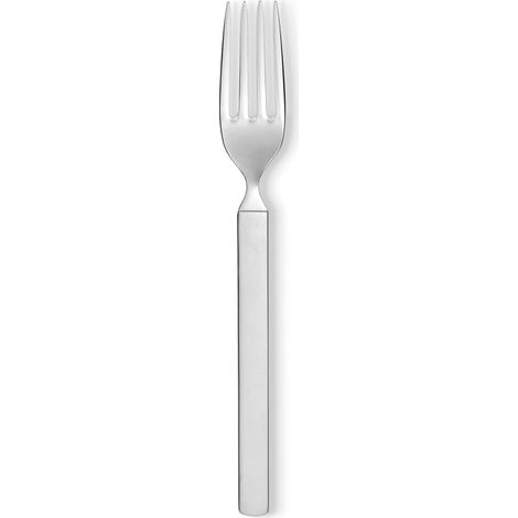 Alessi 4180/2 Dry Forchetta da Tavola in Acciaio Lucido con Manico Satinato, Set da 6 (1/5)