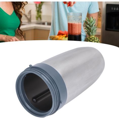 Contenitore per frullatore in acciaio inox compatibile con estrattori di succo da 600W, 900W e 1000W. (1/5)