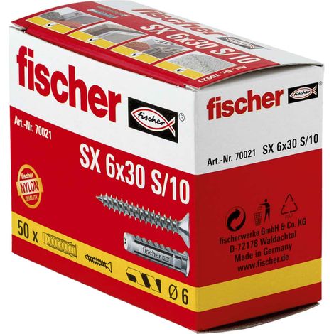 Fischer taco nylon SX 6 S/10 (Por 50)