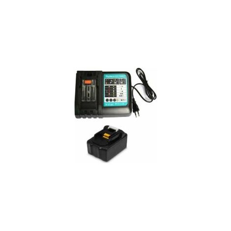 Chargeur de batterie de remplacement 14,4 V–18 V 5,0 Ah pour coupe-bordures/taille-haies Makita DUR181Z, prise européenne, DC18RC 3 A (avec USB)