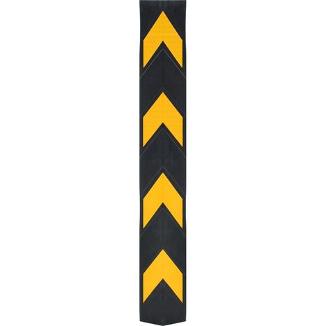 Cornière de protection réfléchissante 10 pcs Caoutchouc 80 cm (1/5)