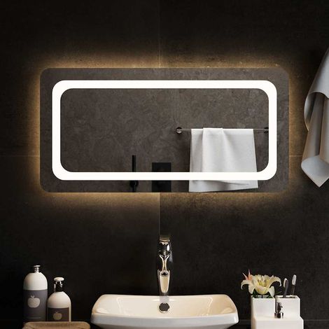 Miroir de salle de bain LED 80x40 cm