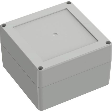 TRU COMPONENTS 6U07121208119 TC-13865120 Alloggiamento industriale 119.9 x 119.9 x 75 Policarbonato Grigio luminescente