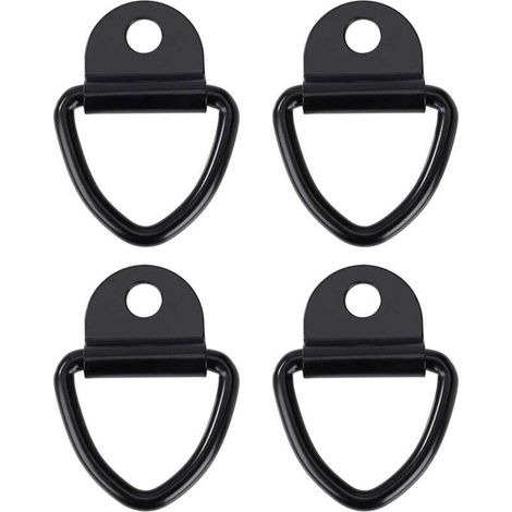 Ganchos de amarre de acero inoxidable para remolques y camiones, juego de 4 piezas - KZQ