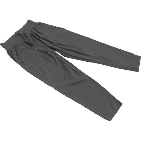 Pantalon de jogging femme léger et respirant pour le sport et le running, lavable et confortable avec cordon ajustable (Gris) Taille S (1/5)