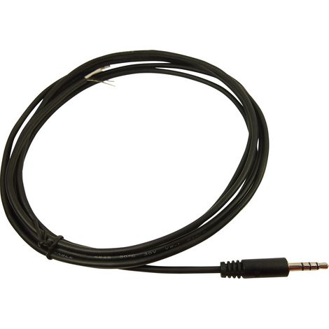 Cliff FC68122C Klinken-Anschlusskabel Klinkenstecker 3.5 mm - offene Kabelenden Stereo Polzahl:4 1 S