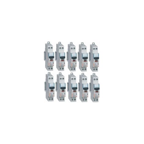 Legrand - LOT de 10 disjoncteurs DNX3 - 10A - Ru00e9f. : 406773 x 10