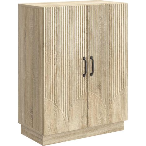 vidaXL  Sideboard  Sonoma Oak 66 x 34.5 x 87 cm Engineered Wood