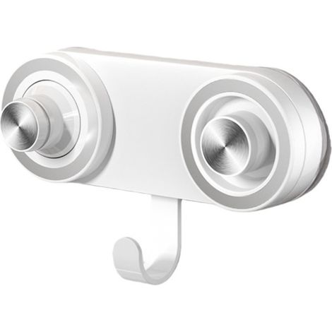 Support magnétique pour sèche-cheveux avec ventouse - Fixation murale sans perçage, compatible avec Dyson et Laifen (blanc) (1/3)