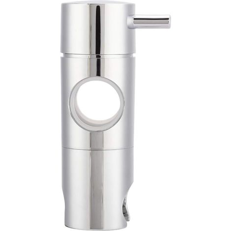 Support de pommeau de douche rond pour barre de douche réglable, matériau ABS, accessoire de douche pour salle de bain, DCR-1067CP-24 (1/5)