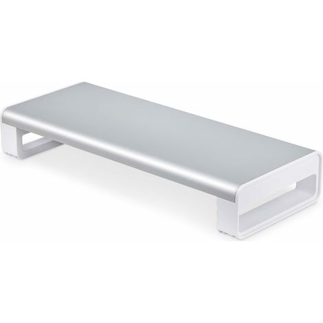 StarTech.com Soporte Elevador Ergonómico para Portátil o Monitor de Sobremesa - 15kg de Capacidad - 9cm de Altura Fija - Platafo (1/4)