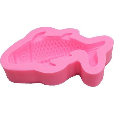 Moule à Savon Silicone en Forme de Poisson 3D pour Pâtisserie, Résine et Bougies DIY (1/4)