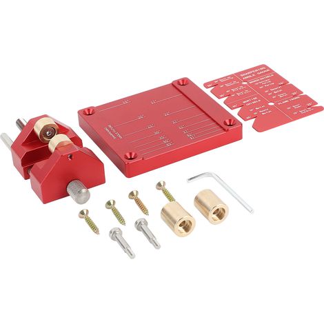Kit gabarit de guidage affûtage acier inox 12 pièces jauge d'angle pour ciseau bois et rabot menuiserie (1/5)