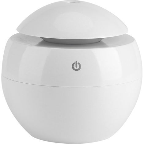USB essentiel LED tactile arôme humidificateur à ultrasons diffuseur d'huile purificateur d'air blanc (1/2)