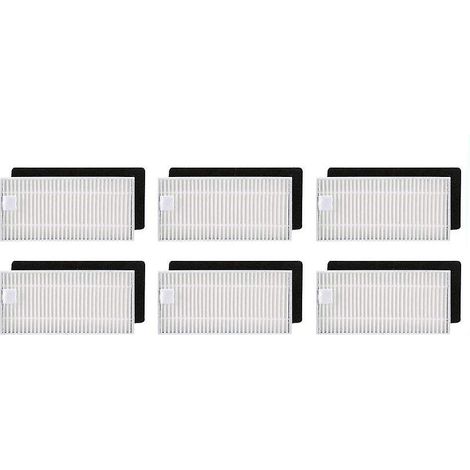 Lot de 6 filtres HEPA pour aspirateurs Ecovacs Deebot N79 et N79s (1/4)
