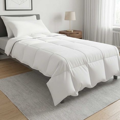 vidaXL Juego de Duvet de Invierno 3 uds. Blanco Fibra de bambú (1/5)
