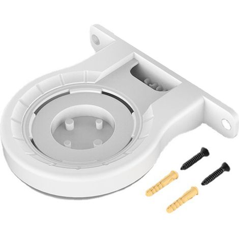 Support Murale Polyvalent pour Enceinte, Bracket Économiseur d'Espace pour Echo Dot 3ème et 4ème Génération, Blanc (1/5)