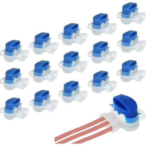 connecteur étanche 15 pack connecteur de câble connecteur étanche sertissage accessoires de tondeuse à gazon automatique