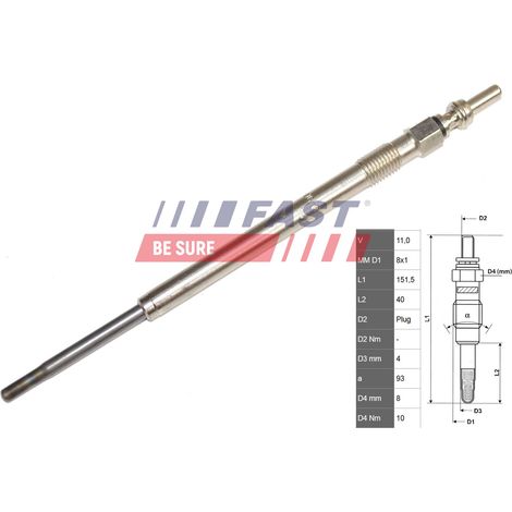 Candela di preriscaldamento rapida FT82706