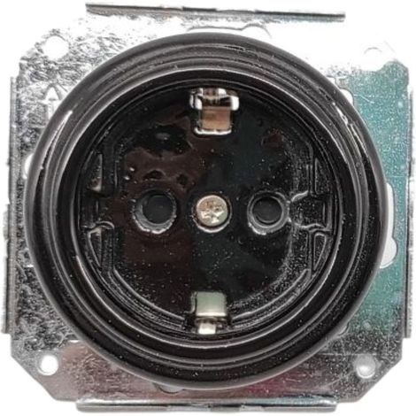 Unterputz-Steckdose aus weißer Porzellan 16A 230V