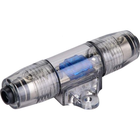 Porte-fusible AGU, fusible de fil de calibre 1 en 1 60A 4/8 pour compresseurs d'amplificateur d'alarme audio de voiture (1/5)