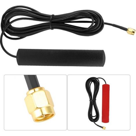 Antenne SMA Antenne Wifi 2.4G SMA GPS pour IP PC, adaptateur USB, caméra, carte PCI PCIe informatique systeme (1/5)