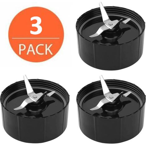 Juego de 3 cuchillas de repuesto para licuadora Magic Bullet, repuestos de cuchillas Magic Bullet de 250 W, accesorios de cuchillas cruzadas Magic Bullet (1/5)