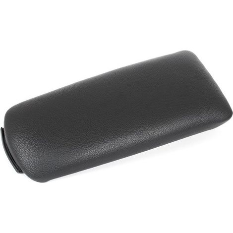 Reposabrazos Audi A4 B6 00-04 con botón y tapicería, JUEGO DE CUERO ECOLÓGICO NEGRO, BISAGRAS GRUESAS (1/2)