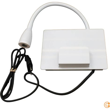 [GEBRAUCHT] B-Ware Paulmann Wandleuchte Leselampe Usb Led Flexarm Lampe Weiß Matt Schalter