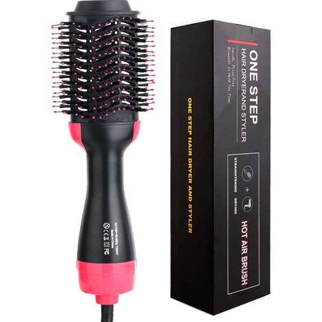 Sèche-cheveux volumisant en une étape, diamètre de 7,1 cm (2,8 pouces), noir. (1/5)