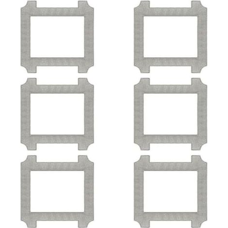 6 lingettes de nettoyage pour robot lave-vitres Dreame C1 / C1 Station – Lingettes en fibre, coussinets de rechange (1/4)