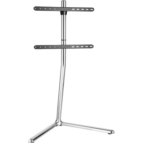 Support sur pied écran TV 49"- 70", chrome