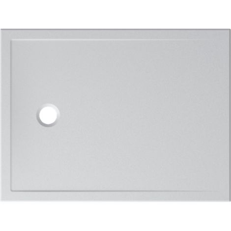 Receveur de douche effet pierre brute gris avec antidérapant 120x90 cm Globo Docciatre Série Plus DTP122GP  Céramique - Grigio Pietra
