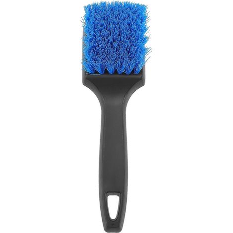 Brosse de nettoyage de pneus de voiture à poils souples, brosse de lavage de jantes pour pneus de voiture-21x6.3cm-Blue