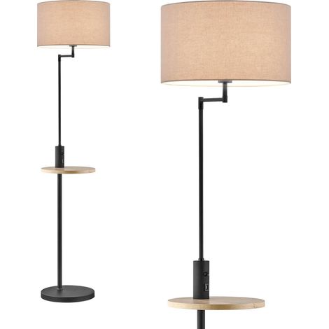 Lampadaire CLAAS noir avec tablette Trio 400400132 (1/5)