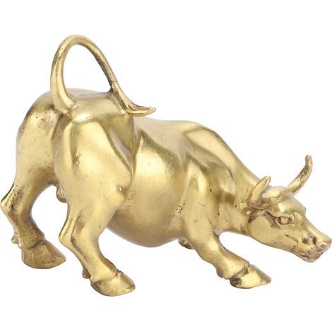 Statue de Taureau en Bronze pour Bureau - Décoration Murale et Bibliothèque (1/5)