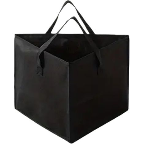 Gruccia pieghevole trasparente, borsa triangolare per riporre indumenti intimi e calzini, borsa da viaggio portatile, nera (1/3)