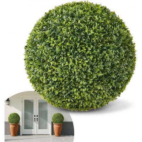 Bola Topiaria Artificial de Boj para Exterior, Semiesfera, Aspecto Natural, para Decoración de Interior y Exterior, Porche, Patio, Jardín, Balcón, Patio Trasero, Verde, 584 x 584 x 584 mm (1/5)