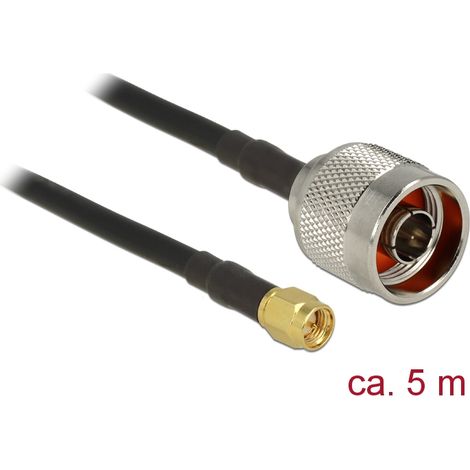 Cable Antena N Macho a SMA Macho CFD200 5 m  baja perdida